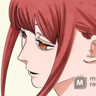 🍒 Makima Chainsaw Man Anime, Makima, Chainsaw Man, Manga, Fanart telegram sticker
