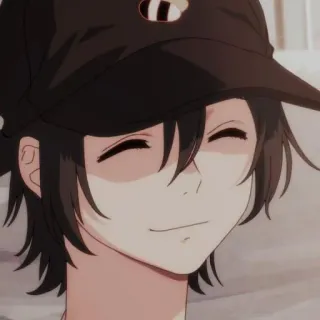 💫 Anime, Manga, Anak laki-laki, Karakter, Tersenyum, Topi telegram sticker