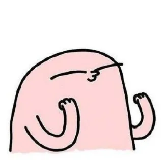 🕸 블롭, 캐릭터, 만화, 바보, 표정 telegram sticker