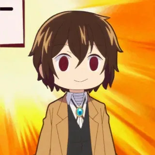 🕴 Dazai Osamu Bungo Stray Dogs Anime, Dazai, Bungo Stray Dogs, Charakter, Manga whatsapp sticker