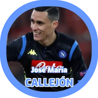 🇪🇸 José María CALLEJÓN calcio, giocatore, sport, napoli telegram sticker