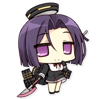 🔪 anime, chibi, character, cute, girl, kawaii telegram sticker