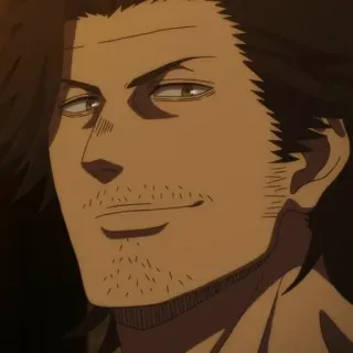 🚬 Yami Sukehiro Black Clover anime, Black Clover, Yami, Yami Sukehiro, Kapitän whatsapp sticker