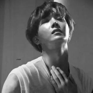🕯 JHOP kpop, певец, айдол, jhope, bts, портрет telegram sticker