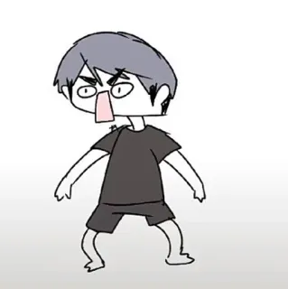 🦈 cartone animato, personaggio, divertente, meme, fumetto telegram sticker