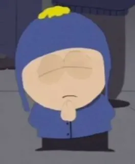 🙏 Craig Tucker South Park cartoon, animation, character, South Park, Craig Tucker telegram sticker