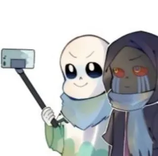💙 Sans Sans, Cartoon, Undertale, Ink Sans, Error Sans telegram sticker