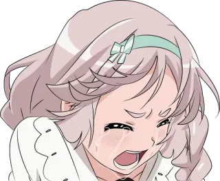 😭 animé, pleurer, triste, larmes, émotionnel telegram sticker