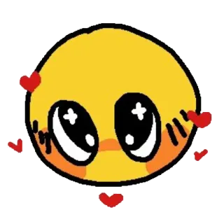🥰 Emoji, Fofo, Coração, Adesivo, Amor, Adorável telegram sticker