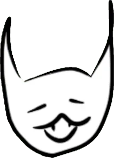 ☺️ кот, наклейка, животное, милый, белый telegram sticker
