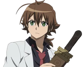 😏 Anime, Personage, Zwaard, Man telegram sticker
