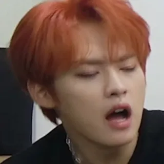 🔮 persona, espressione facciale, ritratto, uomo, kpop, cantante, artista whatsapp sticker