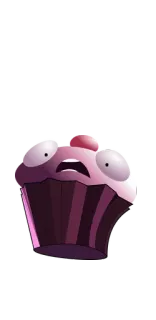 🎂 カップケーキ, 漫画, 食べ物, デザート telegram sticker