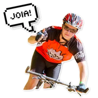 👍 JOIA! mountain biking, cycling, sport, joia, thumbs up telegram sticker