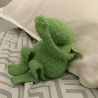 😐 Kermit Kermit the Frog, Muppets, flipping off, rude, middle finger telegram sticker