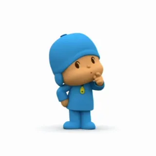 Pocoyo 𔘓 @lilbebekuromi whatsapp stickers