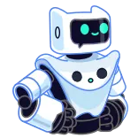 👌 robot, cute, android, technology, friendly telegram sticker