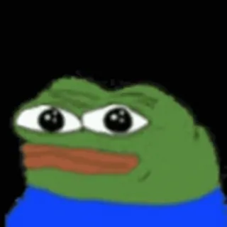 🙄 Pepe the Frog Pepe, frog, meme, internet, funny, cartoon telegram sticker