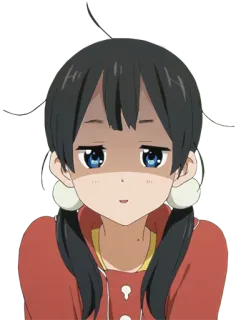 😏 Anime, Cartoon, Mädchen, Figur, Kunst, Illustration whatsapp sticker