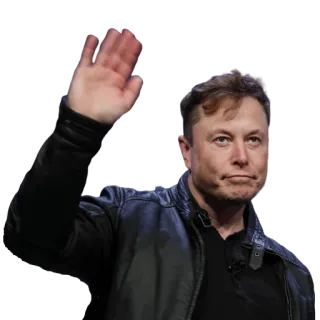 👋 Elon Musk empresário, empreendedor, tecnologia, pessoa, celebridade telegram sticker