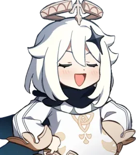 😌 Paimon Genshin Impact Paimon, Genshin Impact, Anime, Jogo, Personagem, Fofo, Mascote whatsapp sticker