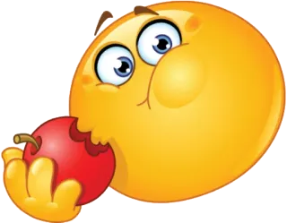 🍏 emoji, apfel, essen, lebensmittel, gesicht, fröhlich telegram sticker