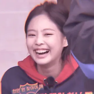 🍼 Jennie Kim 천원 찾 아 이치 kpop, jennie, blackpink, nụ cười, vui vẻ, dễ thương, cô gái telegram sticker