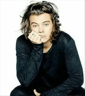 💞 Harry Styles แฮร์รี่ สไตลส์, คนดัง, นักร้อง, ภาพเหมือน, ป็อปสตาร์, One Direction telegram sticker