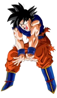 ☁ Goku Dragon Ball Anime, Manga, Super Saiyan, Combattimento, Azione telegram sticker