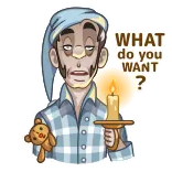 Butler Alfred telegram stickers