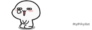 😮‍💨 noice cartoon, expression, funny, meme, internet slang whatsapp sticker