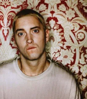 🖤 Eminem Eminem, Rapper, Musiker, Porträt, Promi telegram sticker