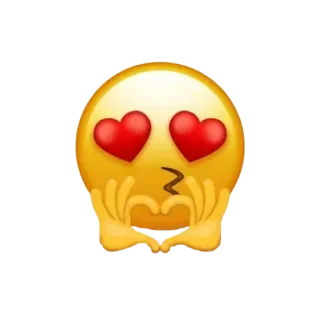 ❤️ emoji, love, heart, kiss, affection, romantic telegram sticker
