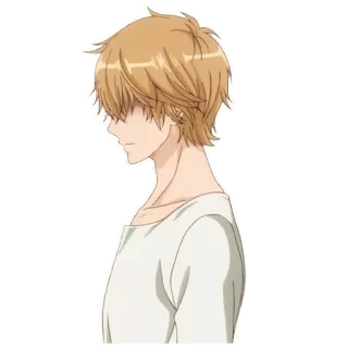 😑 anime, character, man, illustration whatsapp sticker