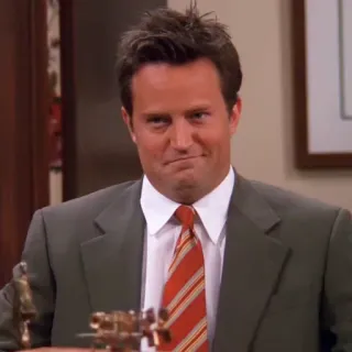 🙂 Chandler Bing Friends Chandler Bing, Friends, Sitcom, Série TV, Personnage telegram sticker