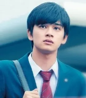 😶 hombre, retrato, uniforme escolar, corbata, japonés, asiático whatsapp sticker