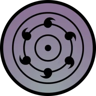 👁 眼睛, 图案, 精神, 万花筒写轮眼 telegram sticker