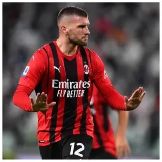 🤗 soccer, athlete, sports, football, AC Milan, player telegram sticker