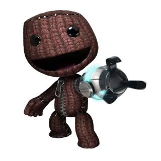 👉 Sackboy LittleBigPlanet Sackboy, LittleBigPlanet, character, game whatsapp sticker