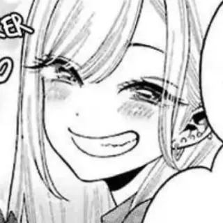 📀 Animé, Manga, Joyeux, Souriant, Fille telegram sticker