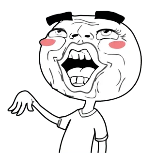 😐 Meme, Gesichtsausdruck, Cartoon, Lustig telegram sticker