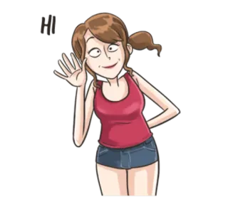 🙋 whatsapp sticker