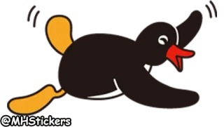 🤣 @MHStickers ステッカー, 鳥, ペンギン telegram sticker