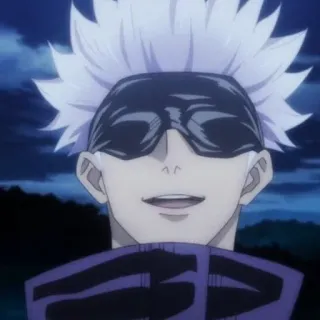 🥡 Satoru Gojo Jujutsu Kaisen anime, character, gojo, jujutsu kaisen, satoru gojo telegram sticker
