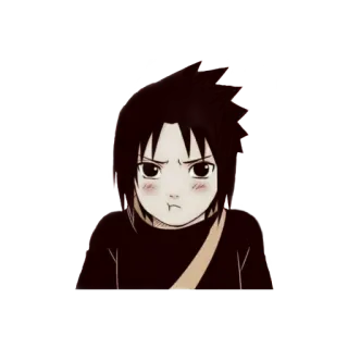 🥺 Sasuke Uchiha Naruto 애니메이션, 만화, 사스케, 우치하, 나루토, 캐릭터, 소년 telegram sticker