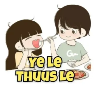 🍜 Ye Le THUUS Le telegram sticker