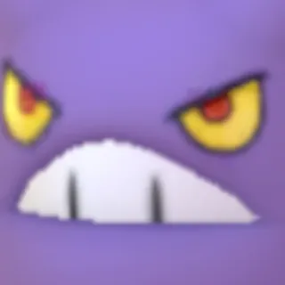 😎 Electrode pokemon, electrode, rosto, roxo, zangado, videogame telegram sticker