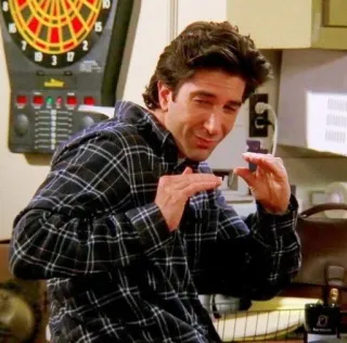 🦕 Ross Geller Friends série tv, friends, ross, david schwimmer, comédie telegram sticker