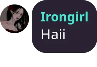 ✋ Irongirl
Haii 아이언걸, 여성, haii, 캐릭터 telegram sticker