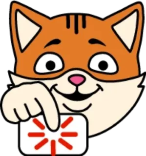 🧐 chat, dessin animé, animal, autocollant telegram sticker